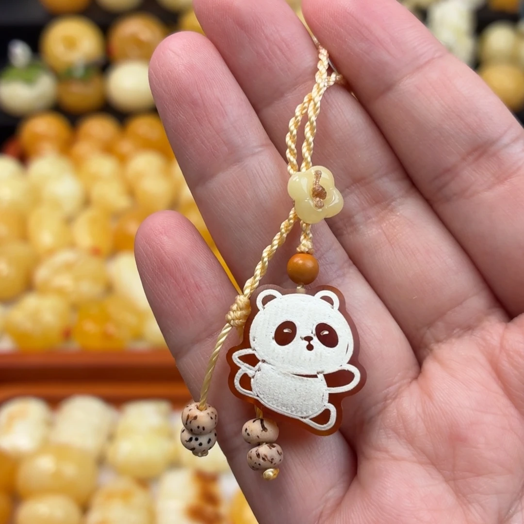 蜜蜡未镶嵌毛衣链蜜蜡