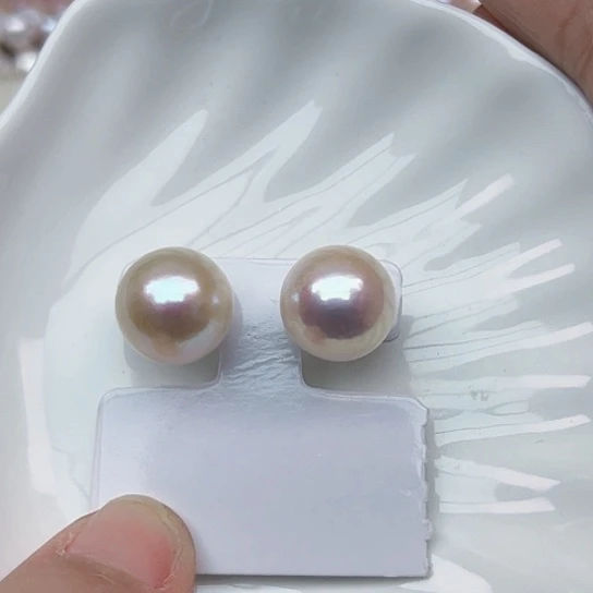 淡水珍珠耳饰未镶嵌