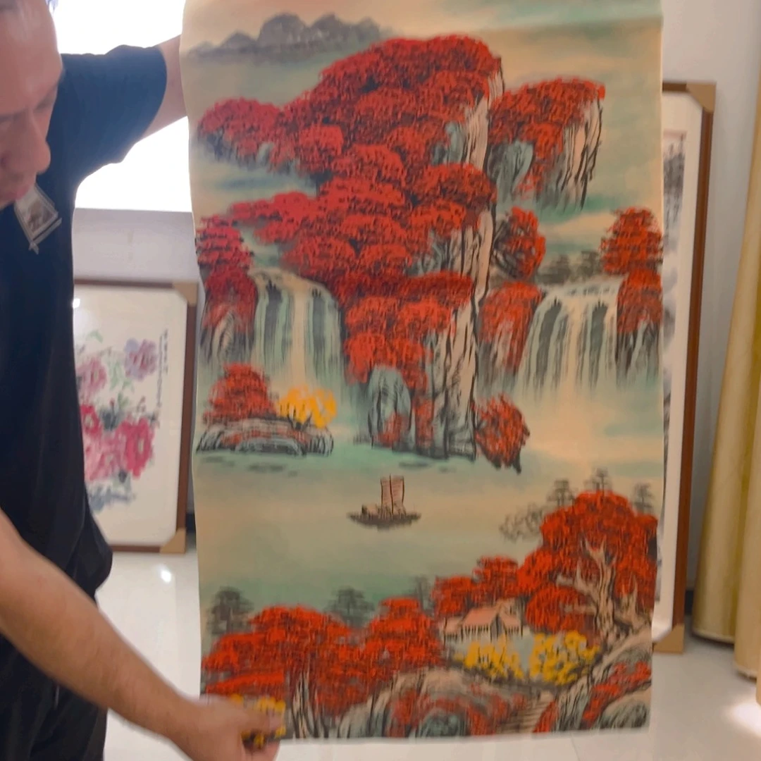 国画象山画航精品手绘5