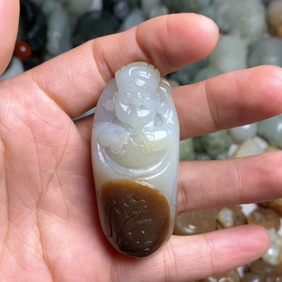 【闪购商品】未镶嵌和田玉挂件宣****力