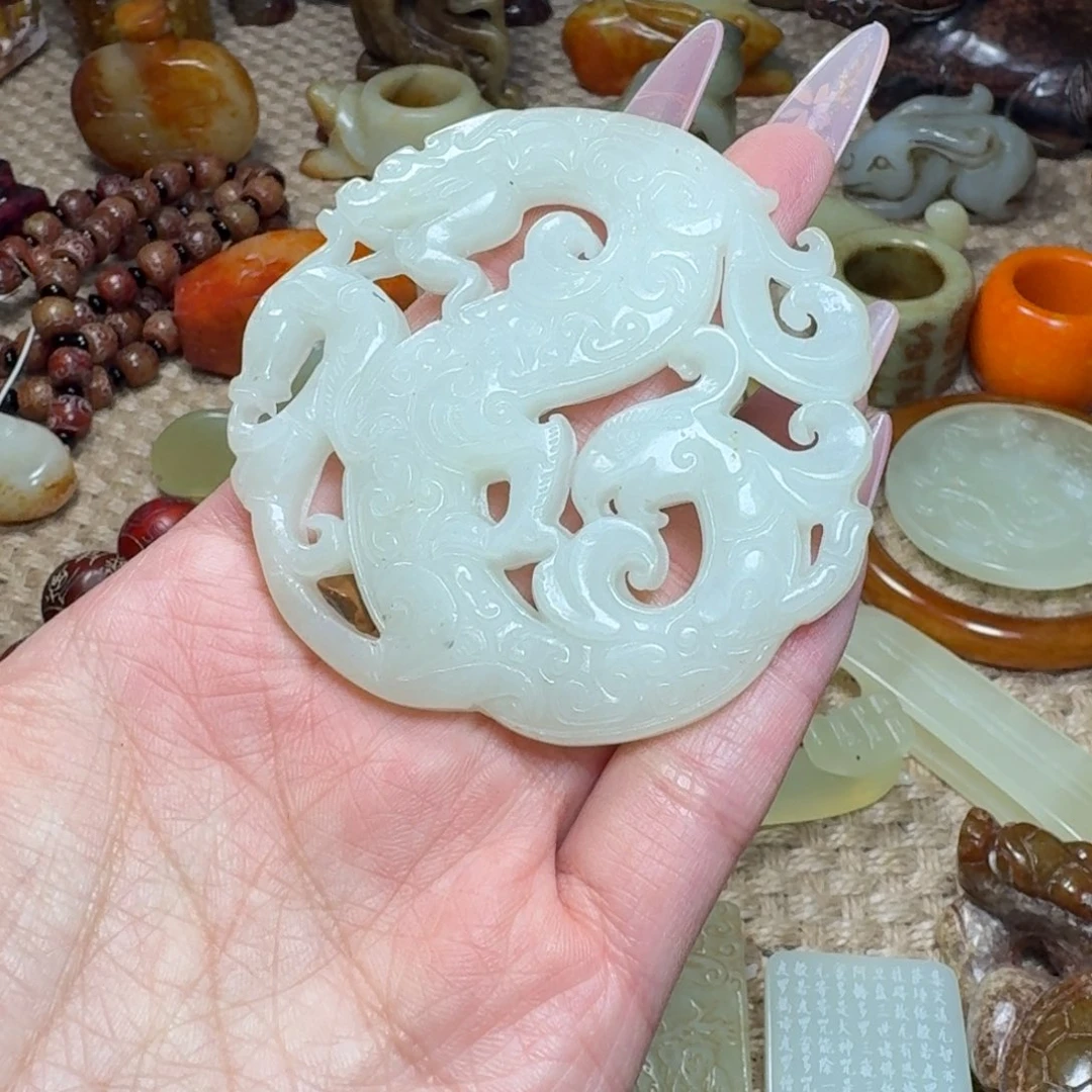 白玉菩提吊坠挂件