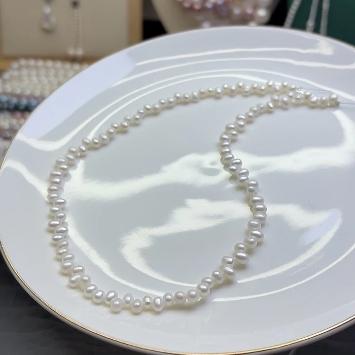 耳饰淡水珍珠合金