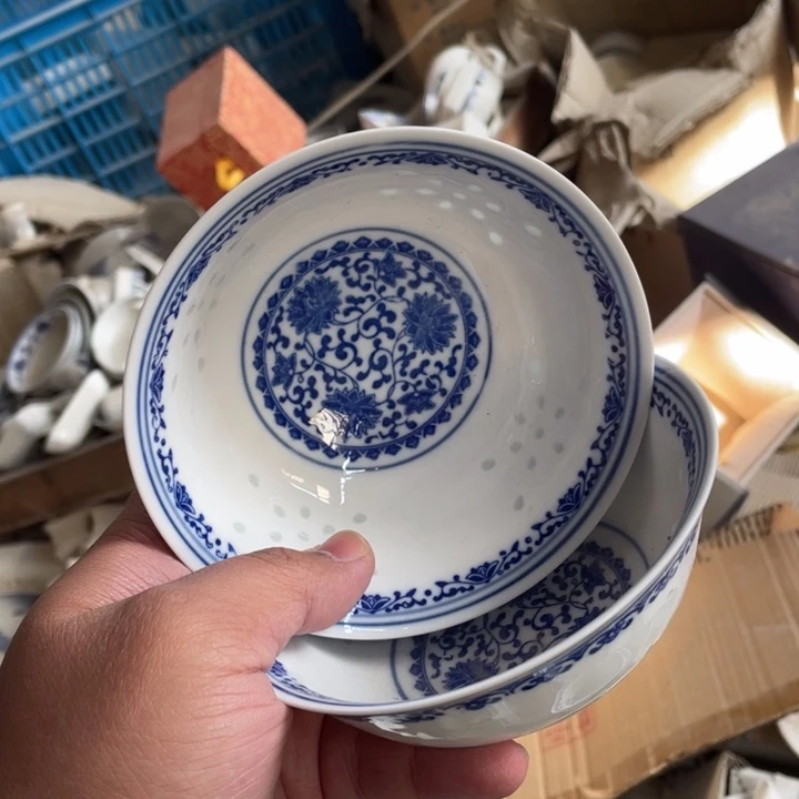 碗瓷景德镇高温细白瓷