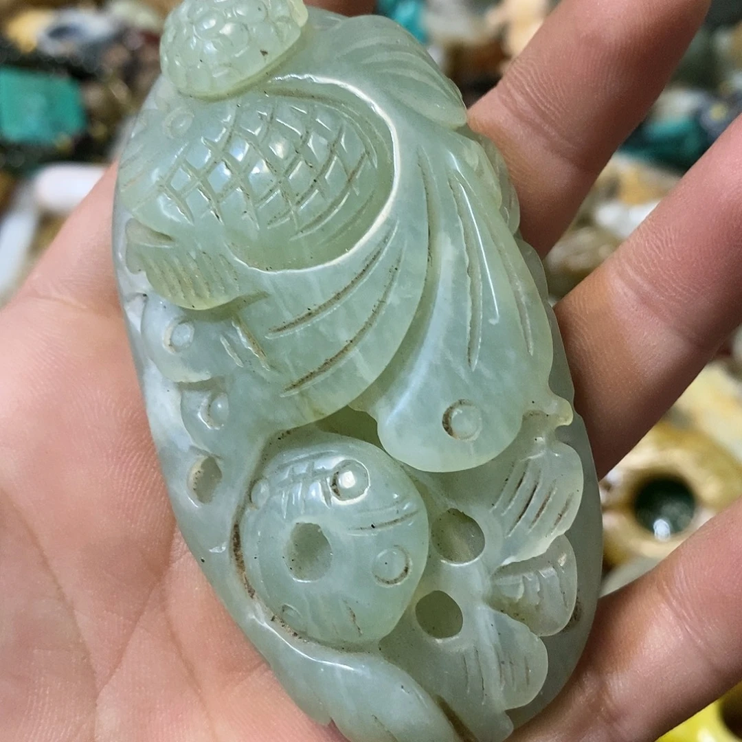 和田玉（糖玉）未镶嵌挂件