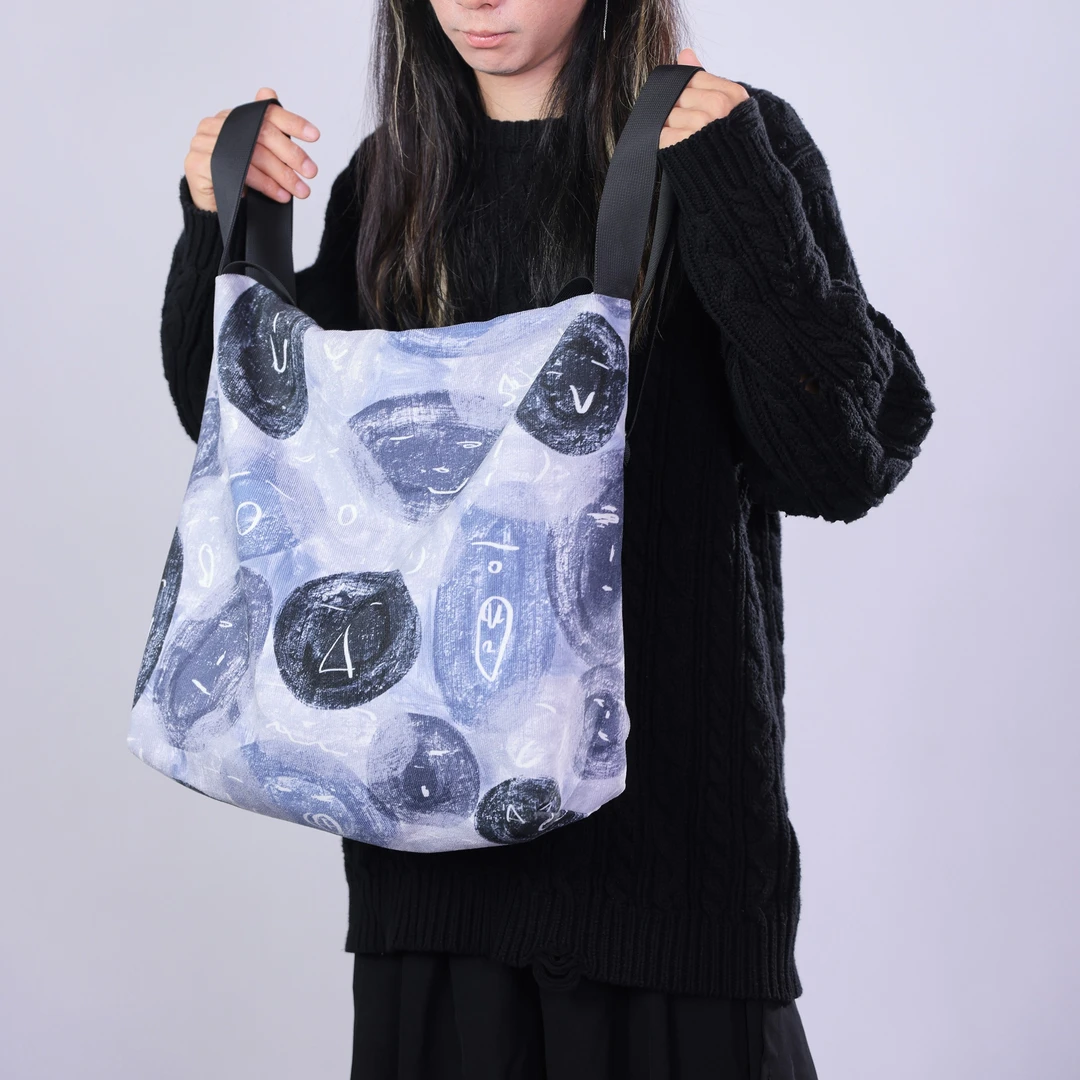 无则艺【镇店之宝】开心男女通用单肩包斜挎双肩包帆布袋个性背包