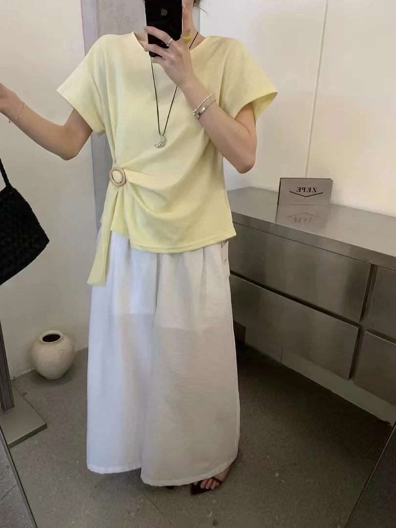 显瘦韩版百搭上衣T