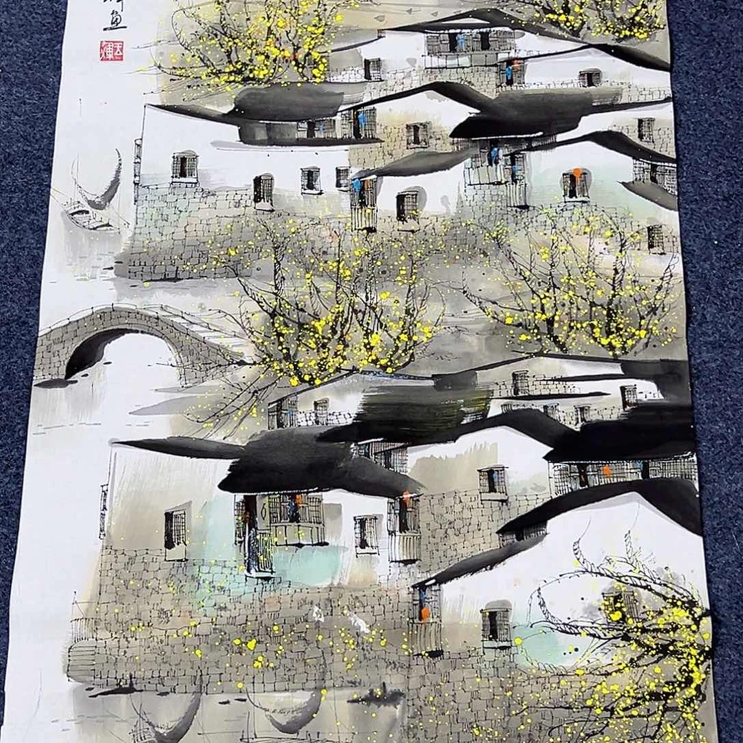 国画事事顺心如意万事如意万事
