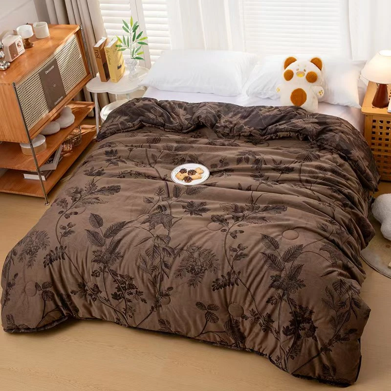 【秋日物语-双人被】200*230纯棉简约轻奢抗菌中古风系列床品