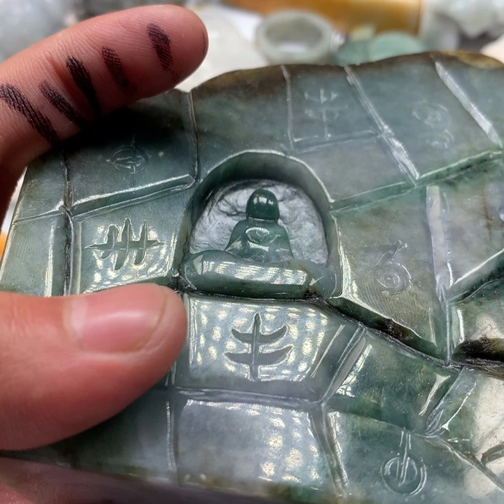 翡翠未镶嵌颈饰保真天然a货翡翠