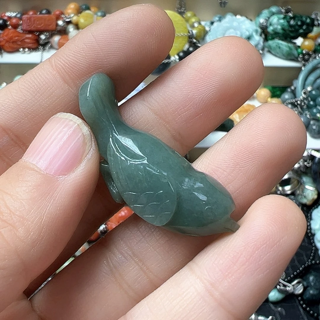 翡翠戒指未镶嵌n*静炸