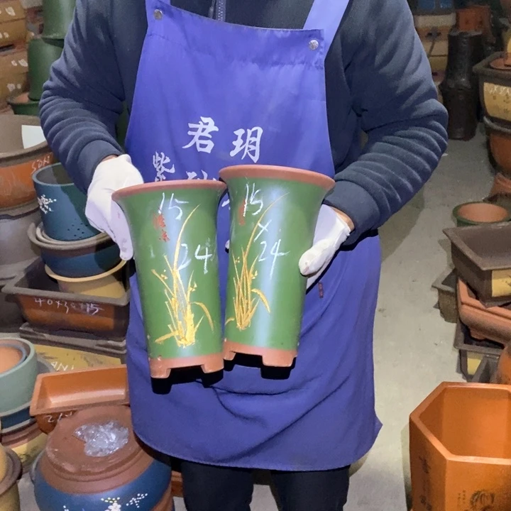 紫砂花盆紫砂花盆