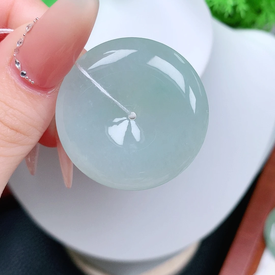 翡翠未镶嵌颈饰平安33-7.3