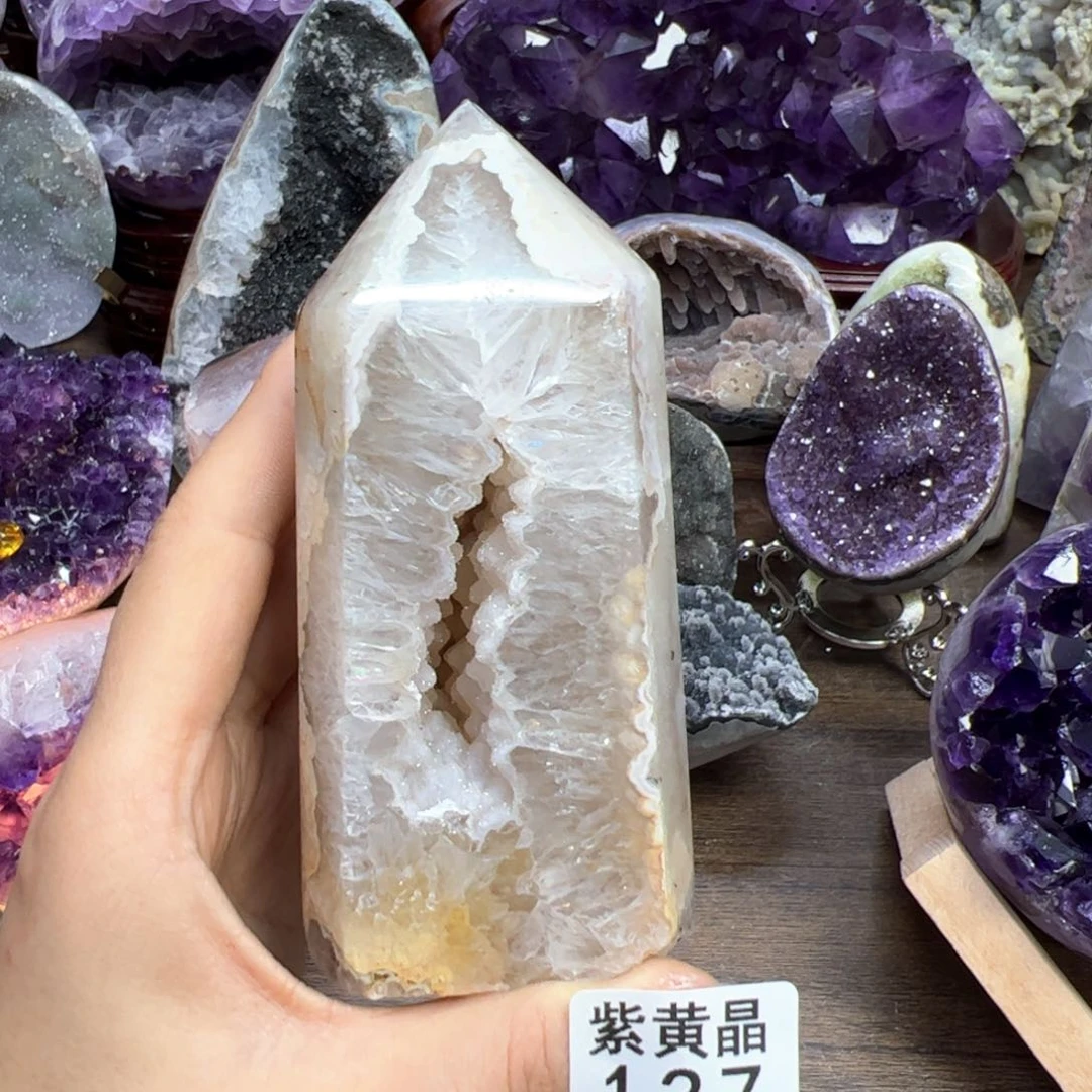 水晶摆件未镶嵌水晶L**举137