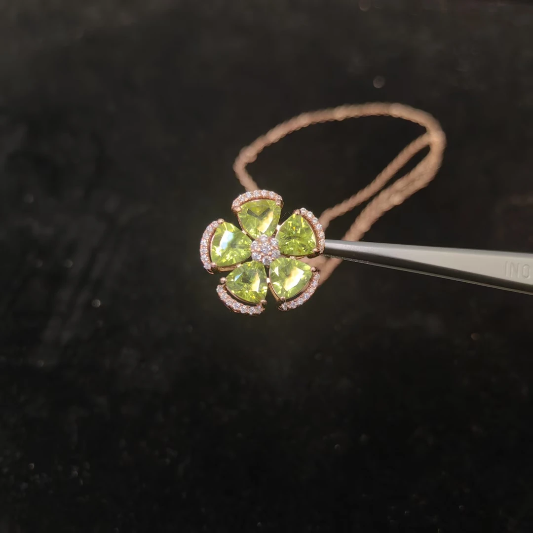 2503-JFLGLD143-橄榄石项链