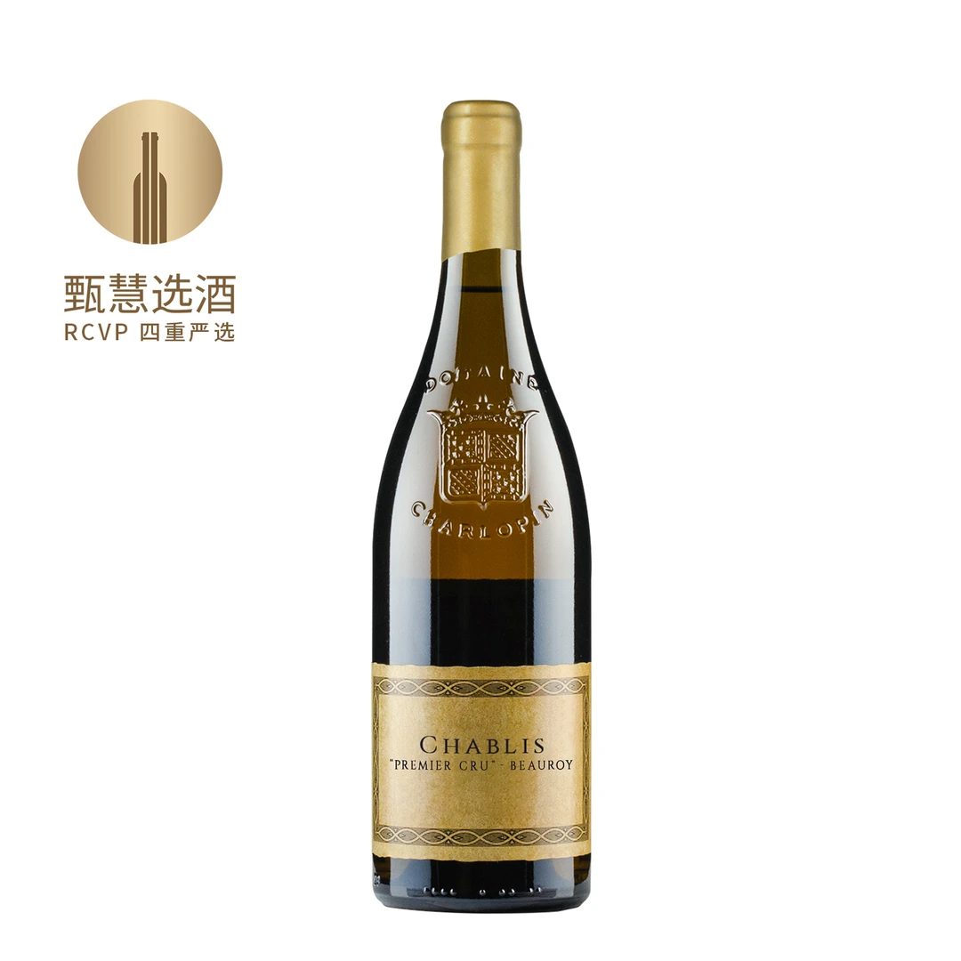 甄慧选酒夏洛普酒庄夏布利伯乐一级园白葡萄酒2022 法国 750ml