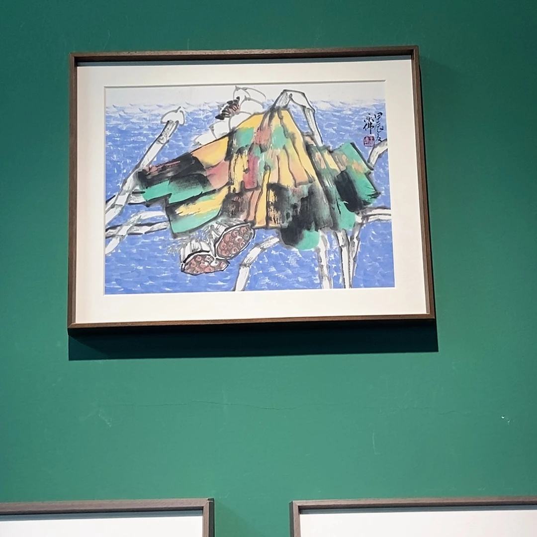 国画王乐佛老师作品