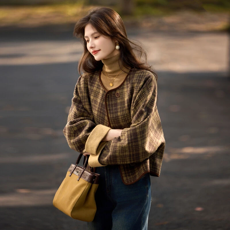 时尚毛呢外套SXN24054