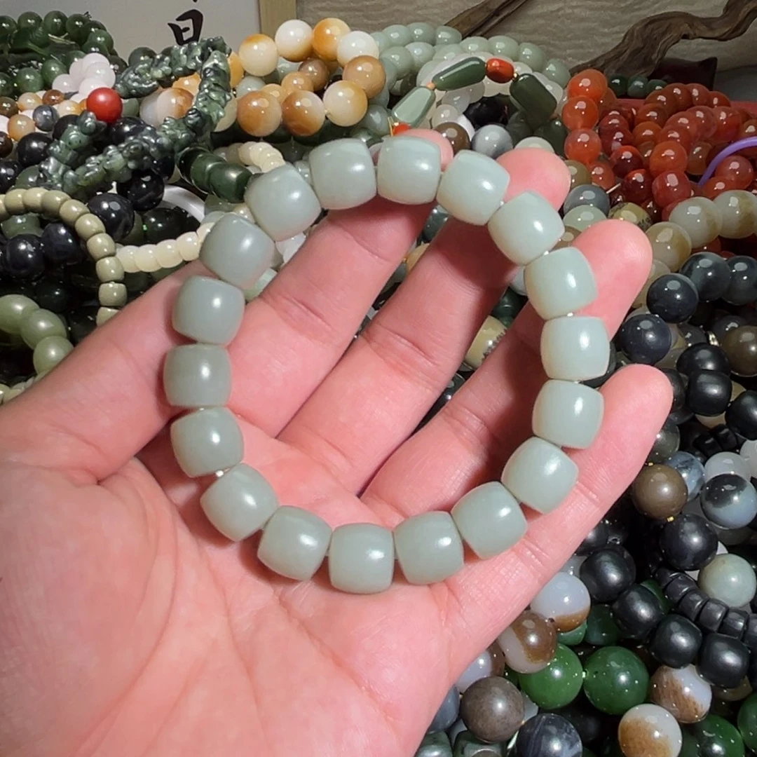 和田玉手链未镶嵌