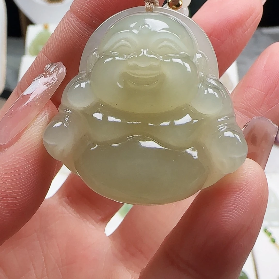 和田玉未镶嵌颈饰35