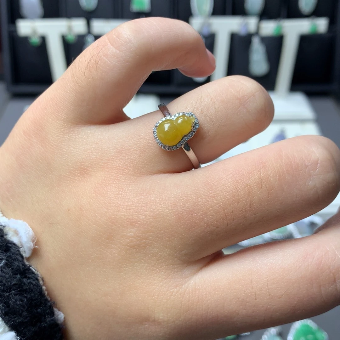翡翠银S925镶嵌颈饰