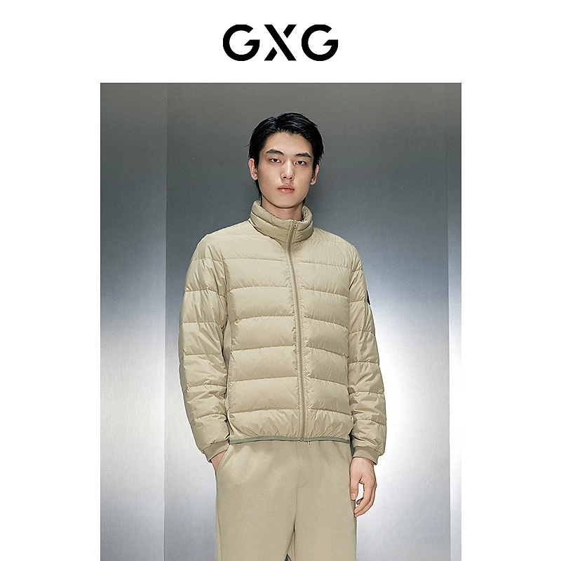 GXG休闲男装短款立领防风羽绒服#GEX1D2525684