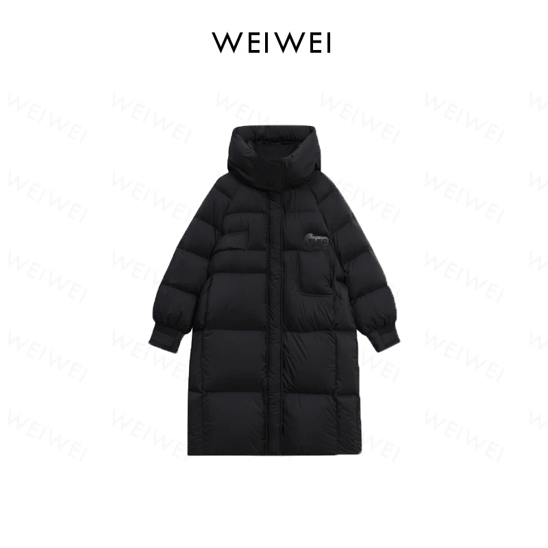 【维维专属】冬季长款连帽外套休闲百搭时尚保暖羽绒服520