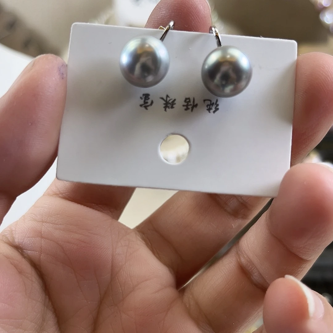 淡水珍珠耳饰未镶嵌巴*克【纯恬】