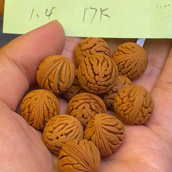 吊坠文玩核桃秦岭龙纹桃核22