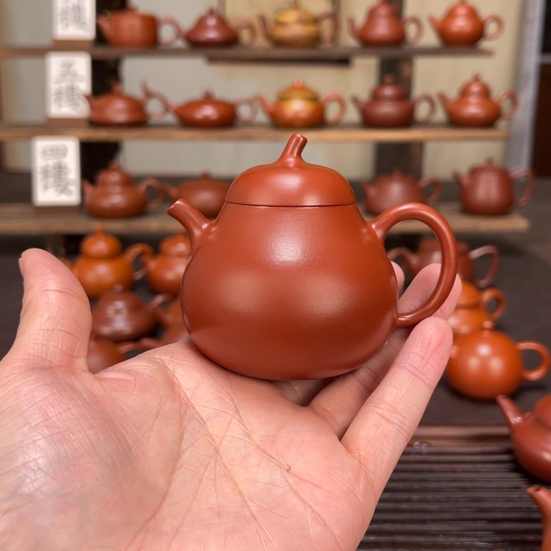 炉****茶壶紫砂精工茄瓜110cc
