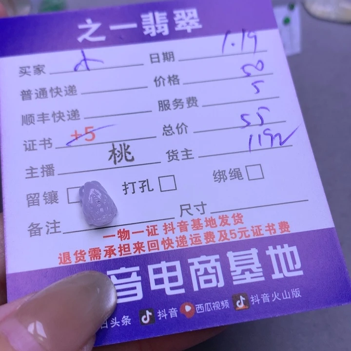 翡翠颈饰未镶嵌小***✨
