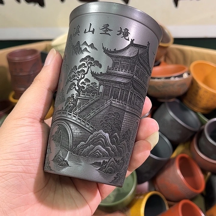 茶杯紫砂全手工紫砂主人杯