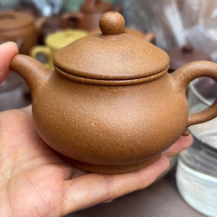 茶壶紫砂黄降坡潘壶160cc