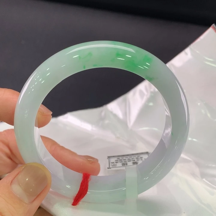 翡翠手镯未镶嵌正圈55