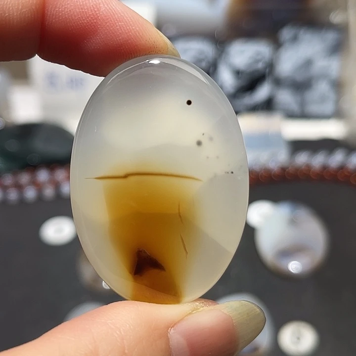 玛瑙/玉髓未镶嵌吊坠(不含链)