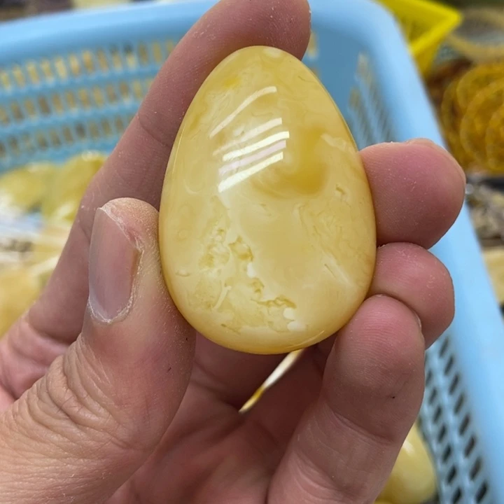 裸石蜜蜡未镶嵌吊坠