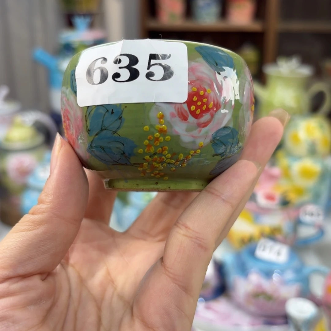 景德镇手绘高温釉下彩陶瓷茶具