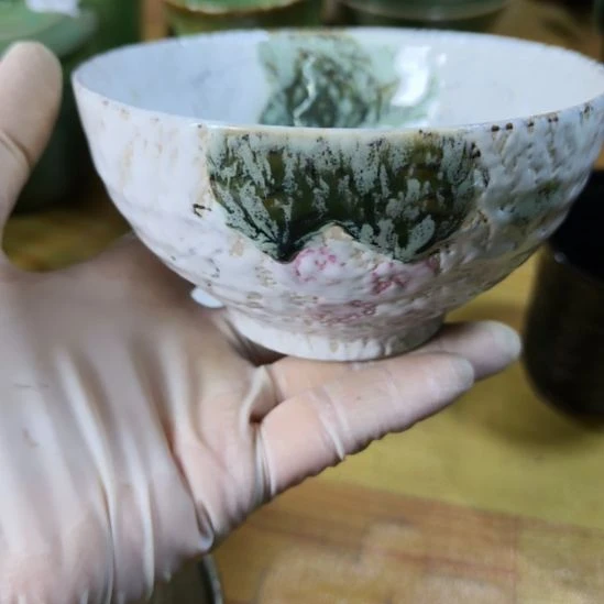 瓷片磁州窑五厂盘碗壶杯有瑕疵