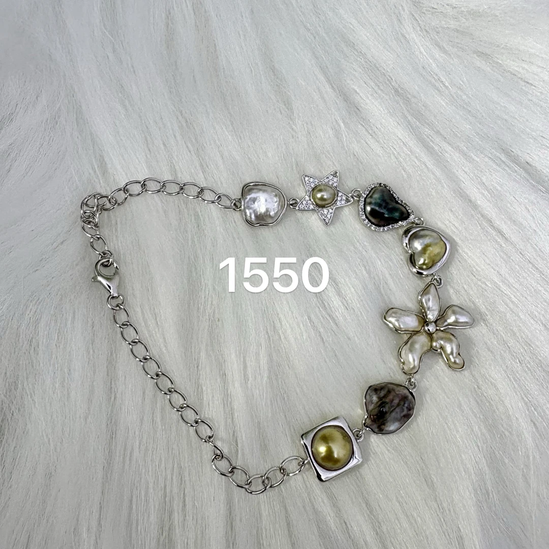 海水珍珠keshi手链