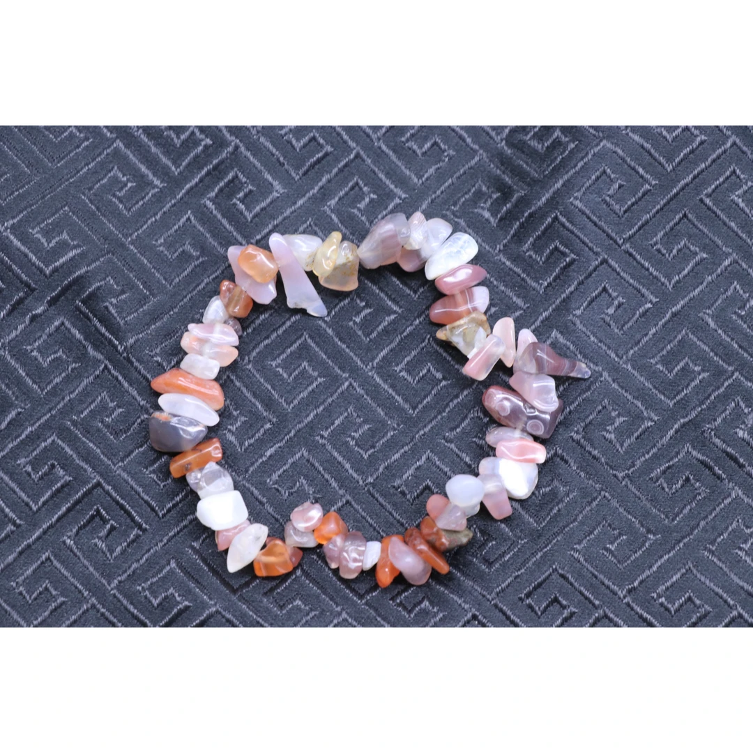 原矿无优化保山南红玛瑙原石随型手串有坑裂介意慎拍