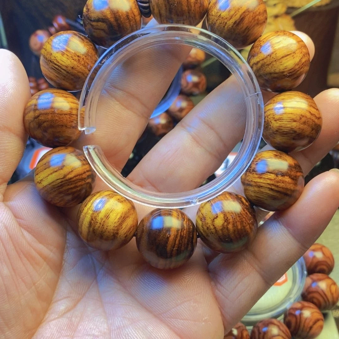 陶瓷文玩手串红花梨2