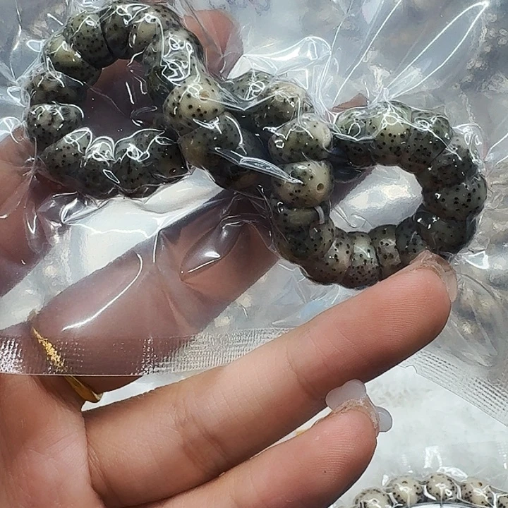 星月菩提手串605荣耀绿星月菩提猪大肠10单圈