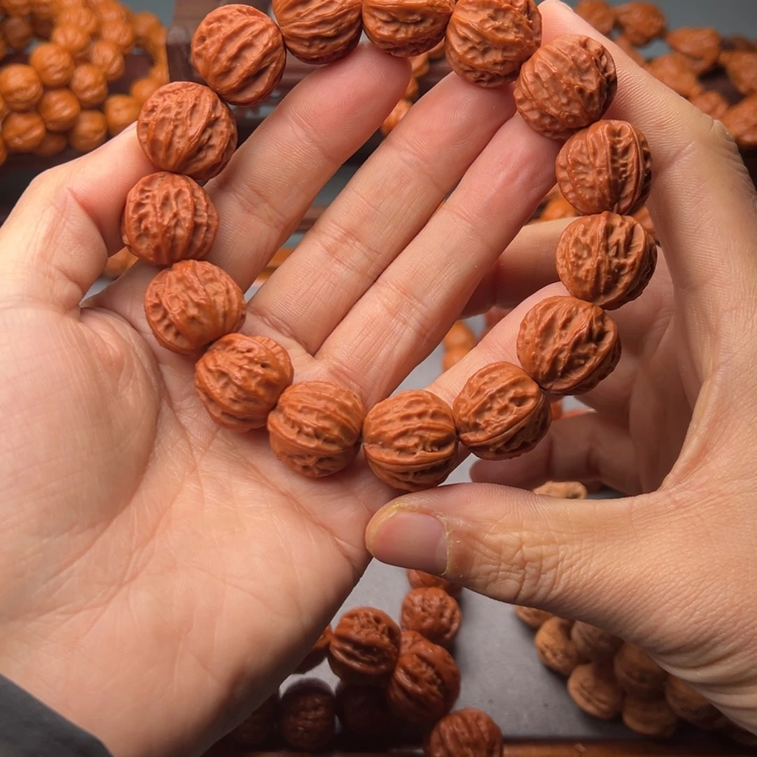 文玩核桃手串21老款京八棱