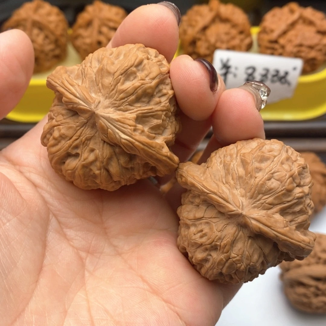 文玩核桃把件43尺全品南瓜墩