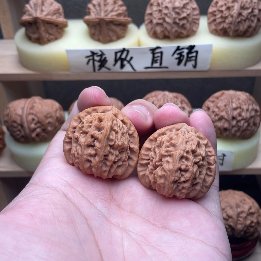 吊坠文玩核桃全品三角白36➕超级福利