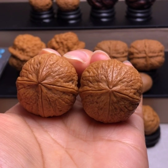 文玩核桃把件骰子四楞30