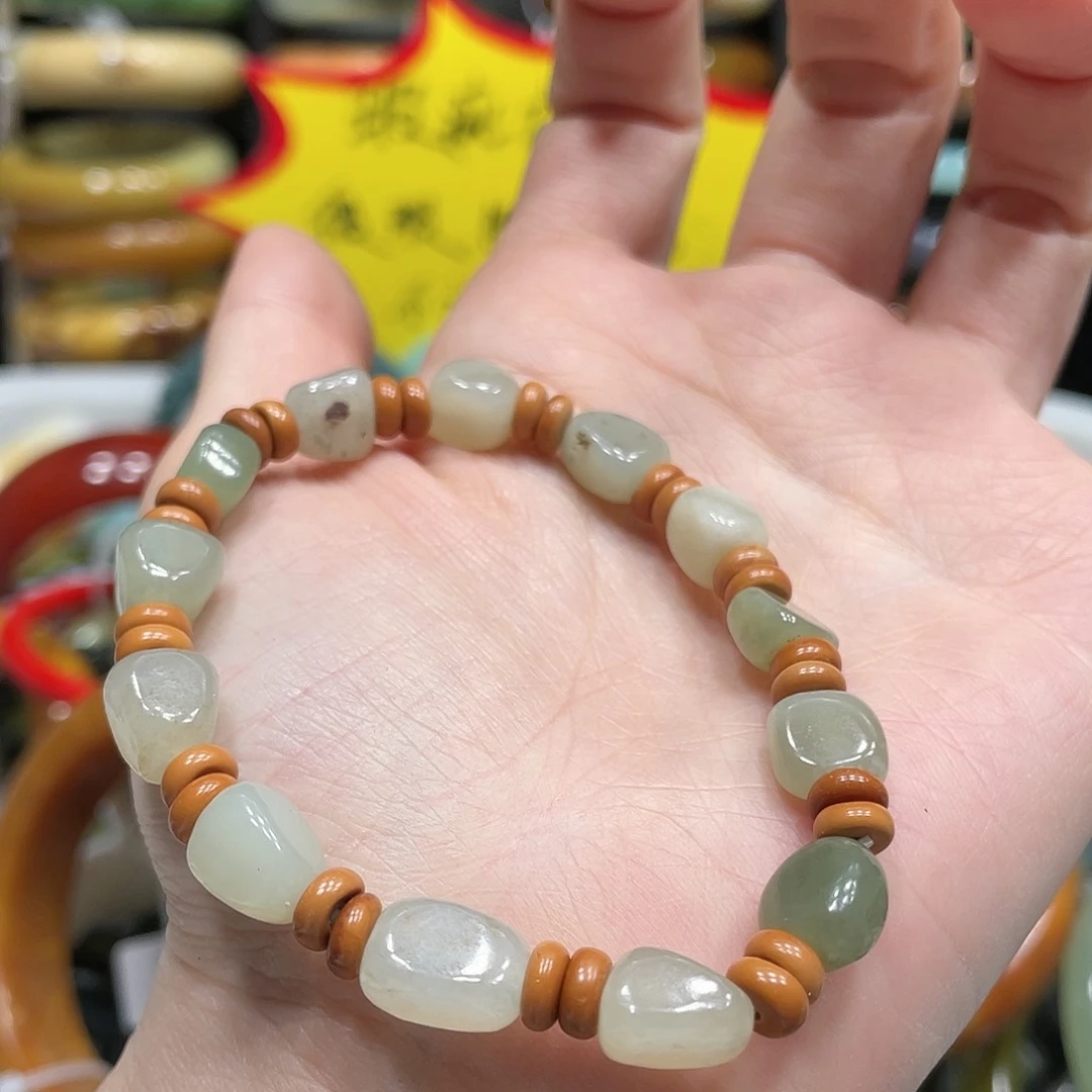 和田玉手串未镶嵌