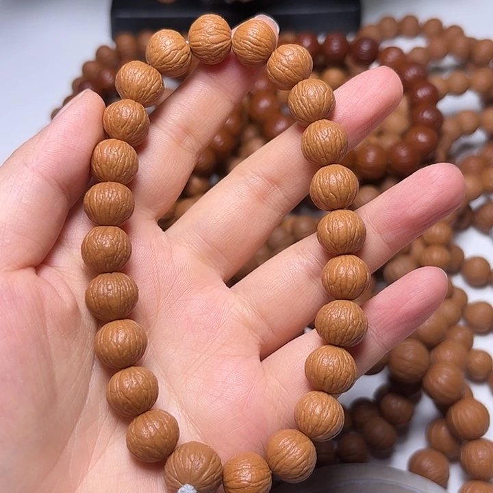 猴头核桃吊坠12凤羽脖挂108颗