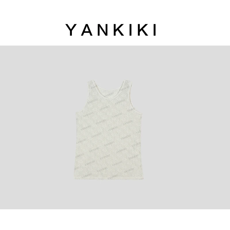 小花蕾丝背心马甲 YANKIKI 2025夏季款NEW