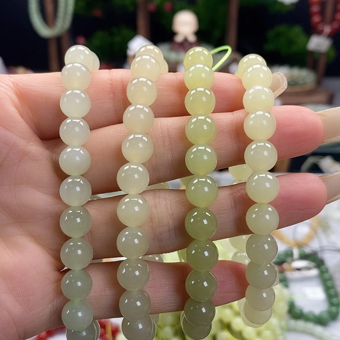 手链未镶嵌和田玉微瑕多样性拍一发一