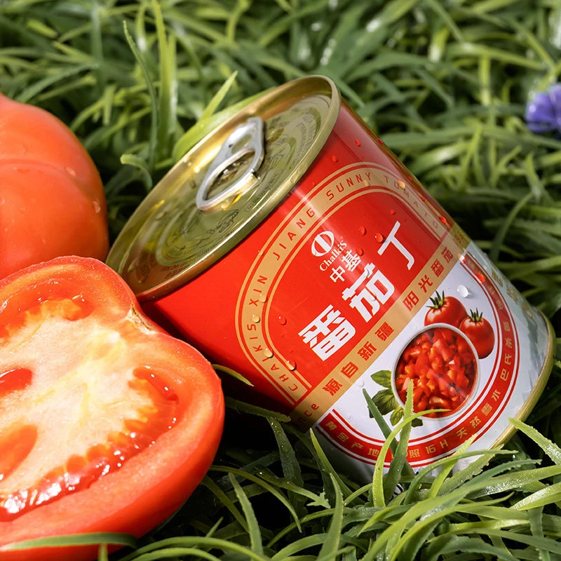 新疆焉耆零添加番茄丁400g*4罐